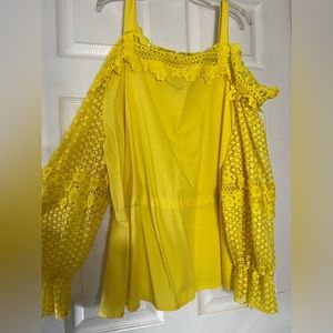 Yellow Blouse - Plus Size